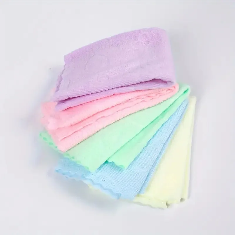 10 Pcs Microfiber Cleaning Cloth, Dishwashing Durable Absorbent Dishwashing Towel Wiping Rags