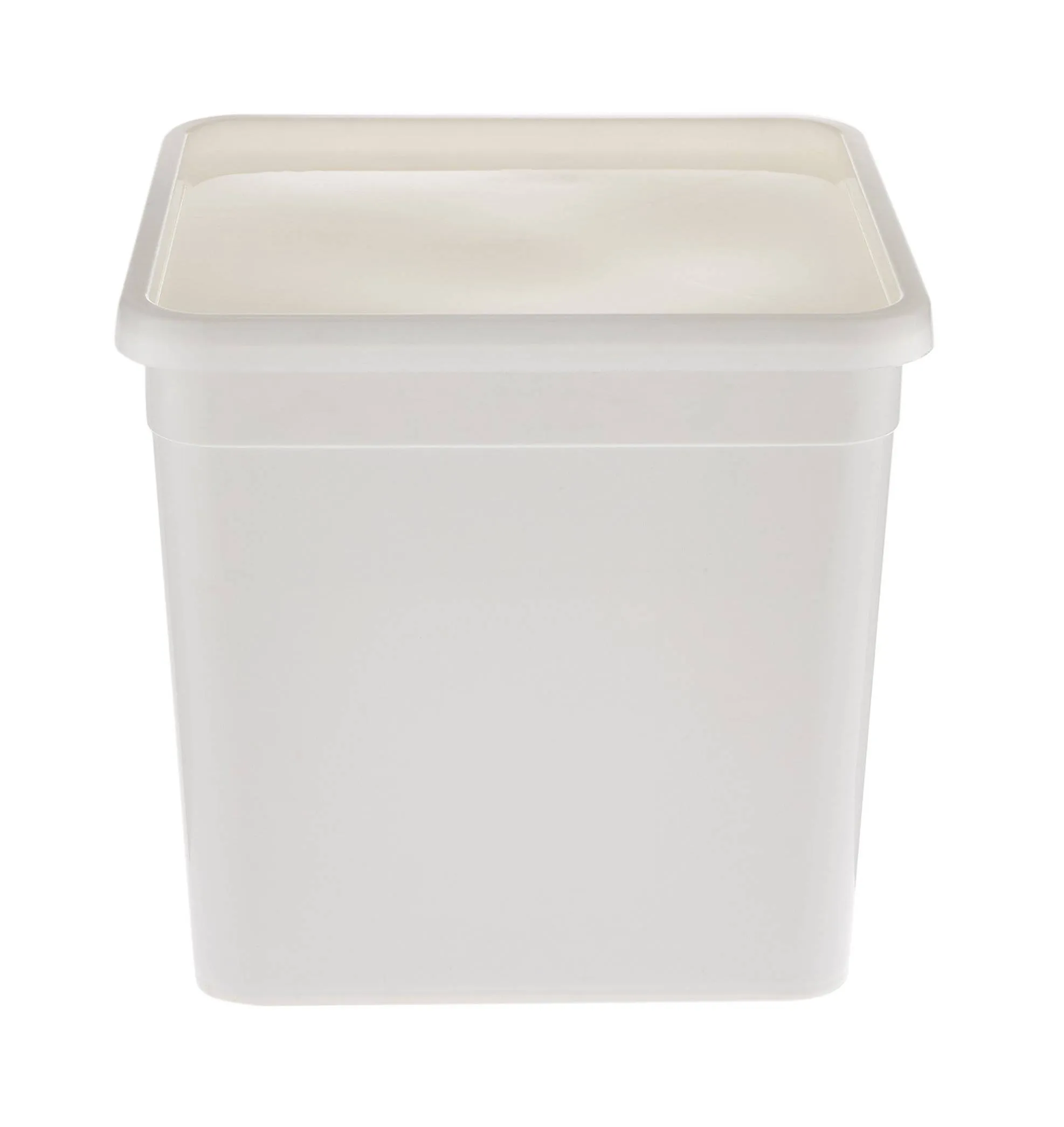 100 Pieces White Plastic 4 Litre Pail