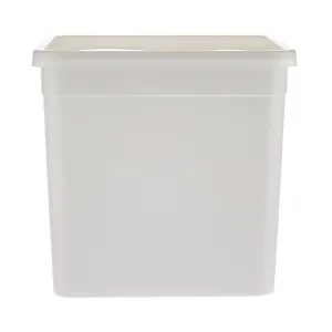 100 Pieces White Plastic 4 Litre Pail