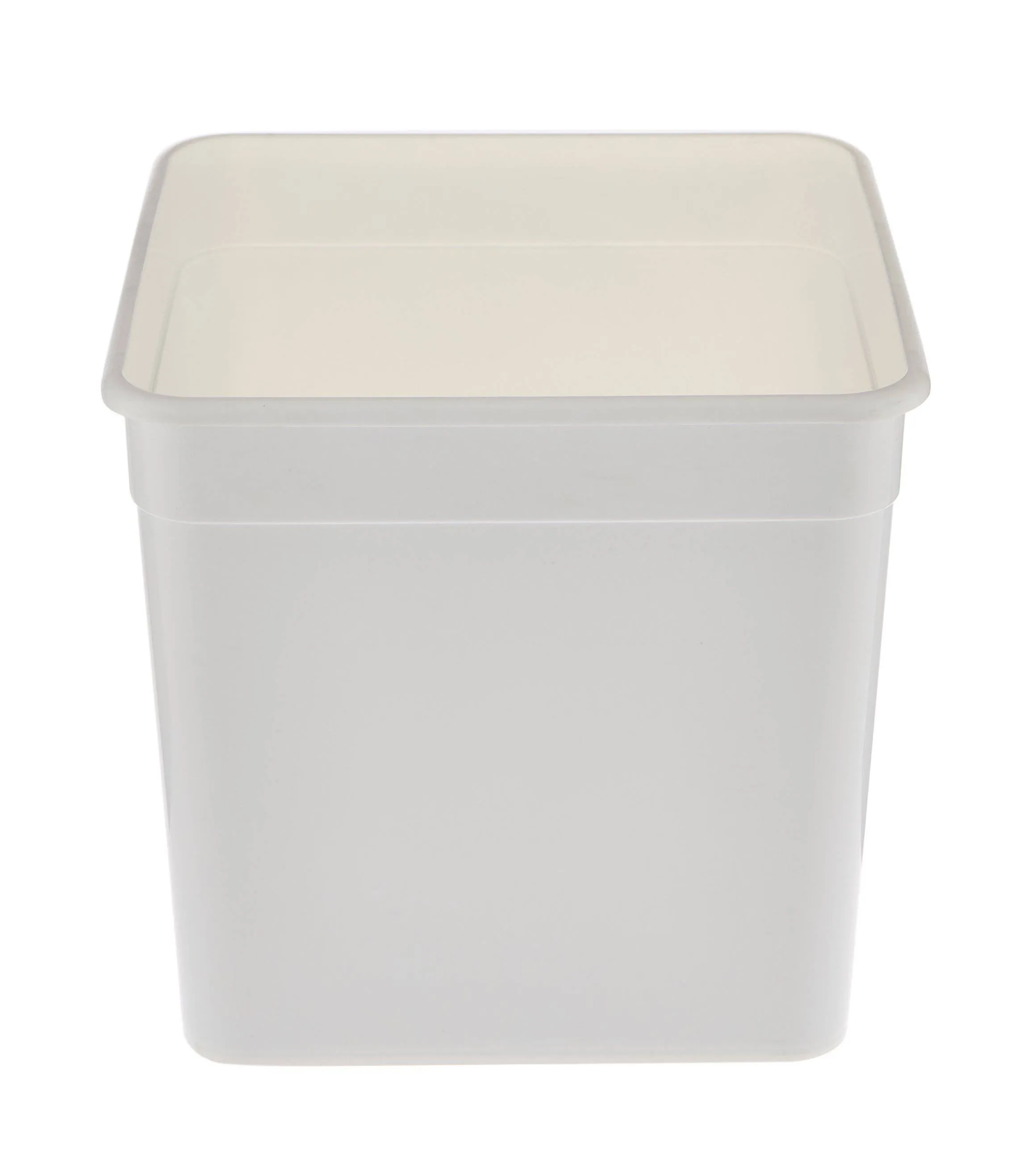 100 Pieces White Plastic 4 Litre Pail