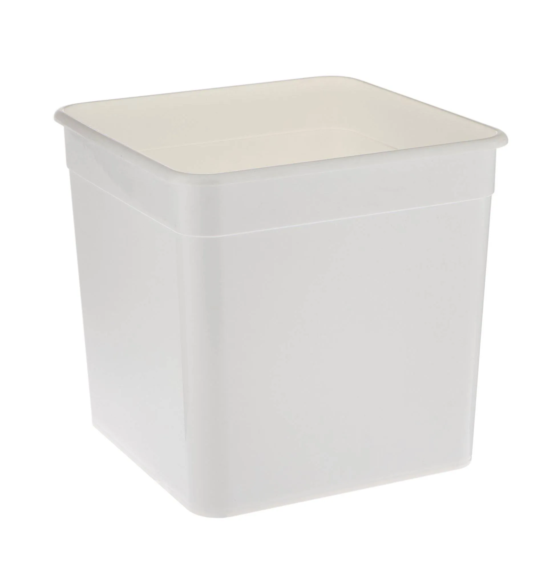 100 Pieces White Plastic 4 Litre Pail