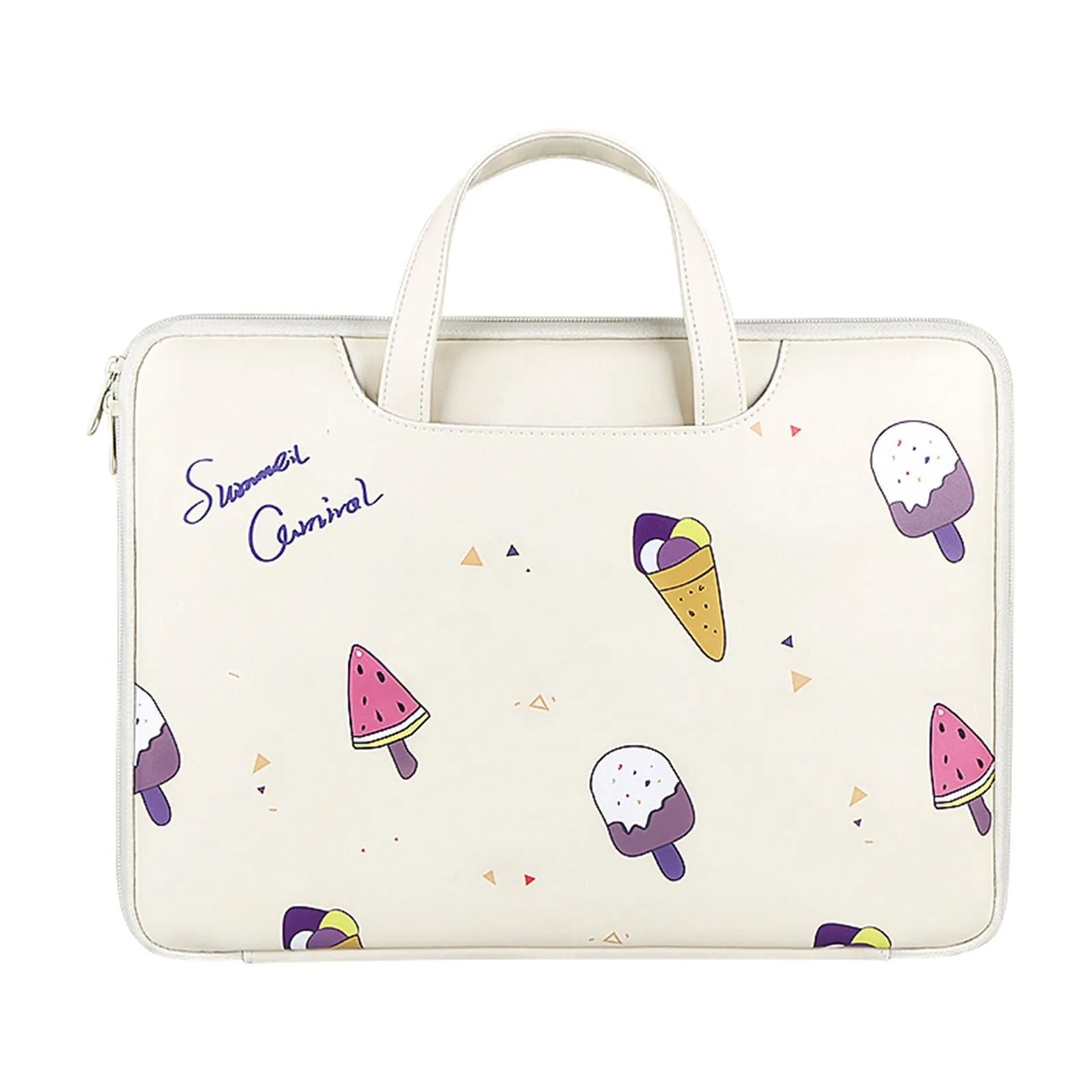 14.1-15.4 Inch Lightweight Printed Laptop Bag | PU Material | Watermelon