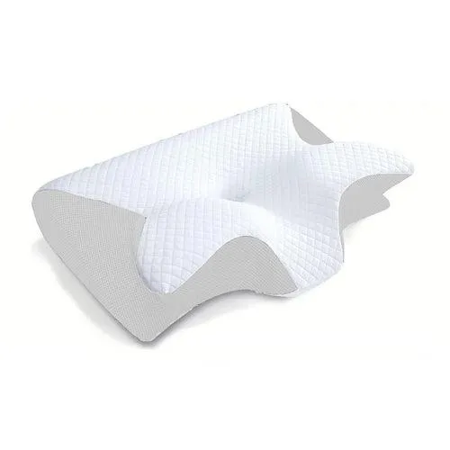 1pc Memory Foam Cervical Pillow, 2 in 1 Ergonomic