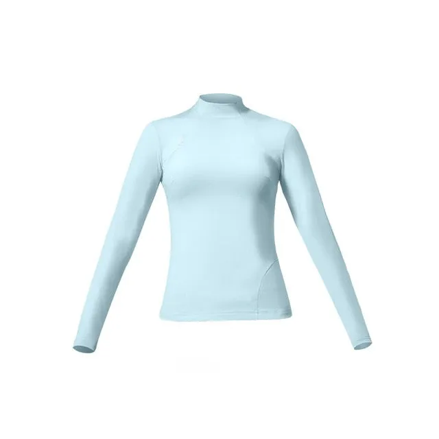 2021 New!!! Women's Swimsuit Long Sleeve Surfing Diving Shirts  Top Quick Dry Swimwear UPF50  Storage Pocket Sizes S - XL