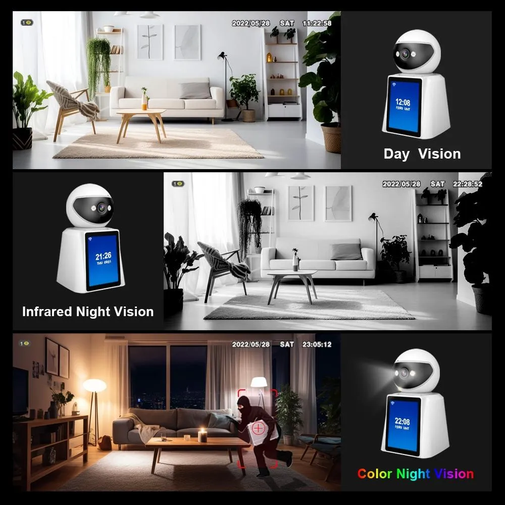 2.8" Smart Baby Monitor | 2MP IPS Screen