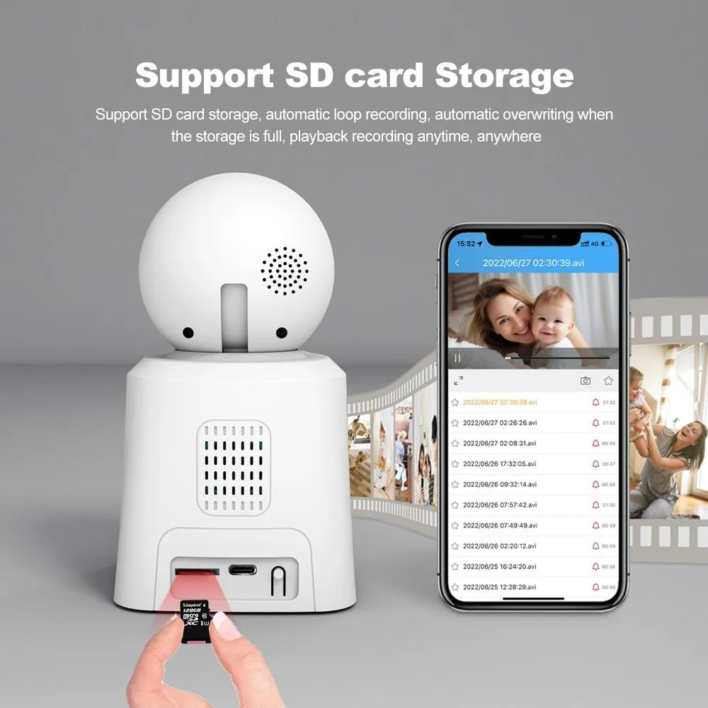 2.8" Smart Baby Monitor | 2MP IPS Screen