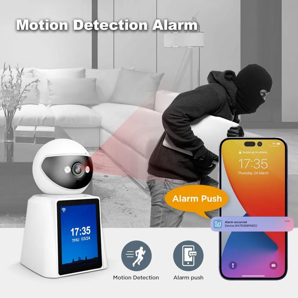 2.8" Smart Baby Monitor | 2MP IPS Screen