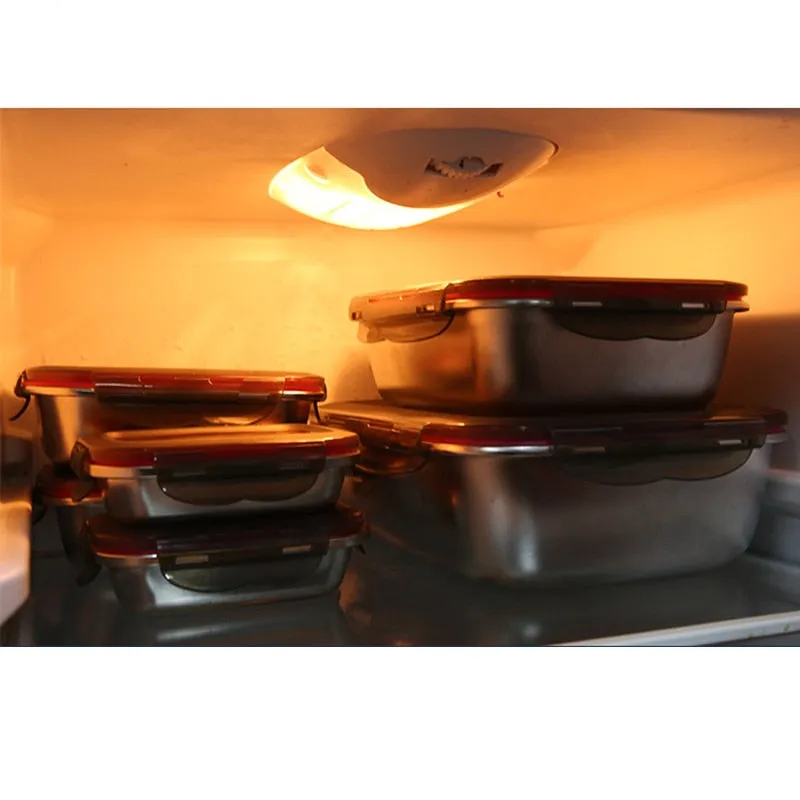 304 Stainless Steel Large Capacity Food Storage Containers