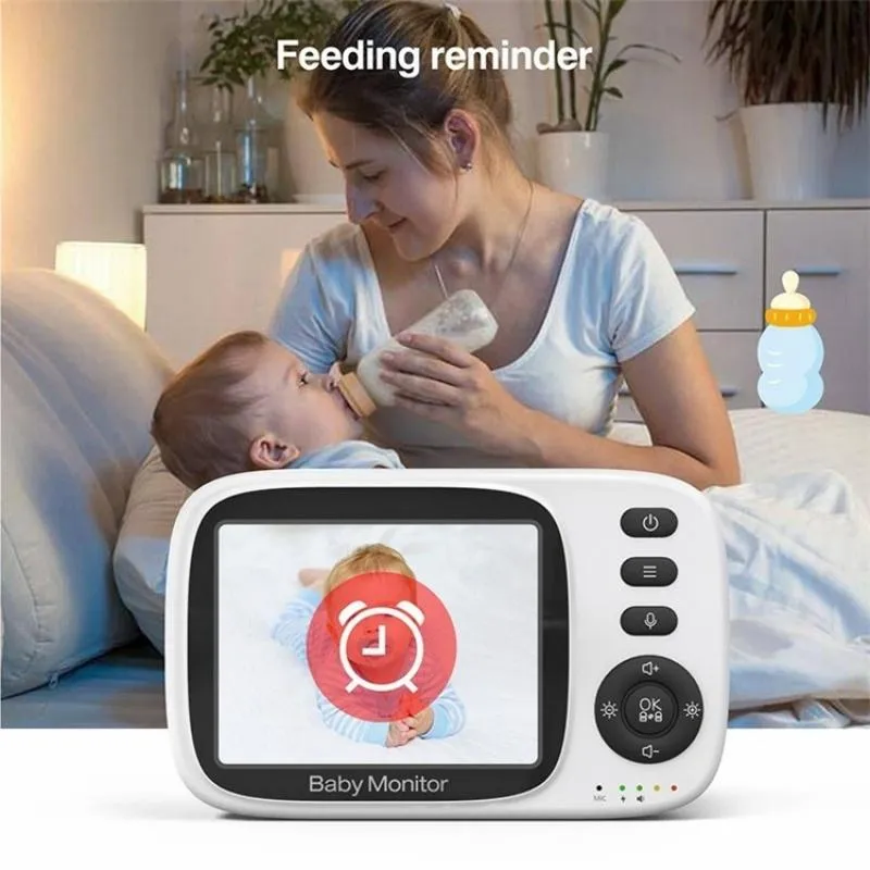 3.2 Baby Monitor with 2-Way Voice Temperature Monitoring & 3.2 Screen