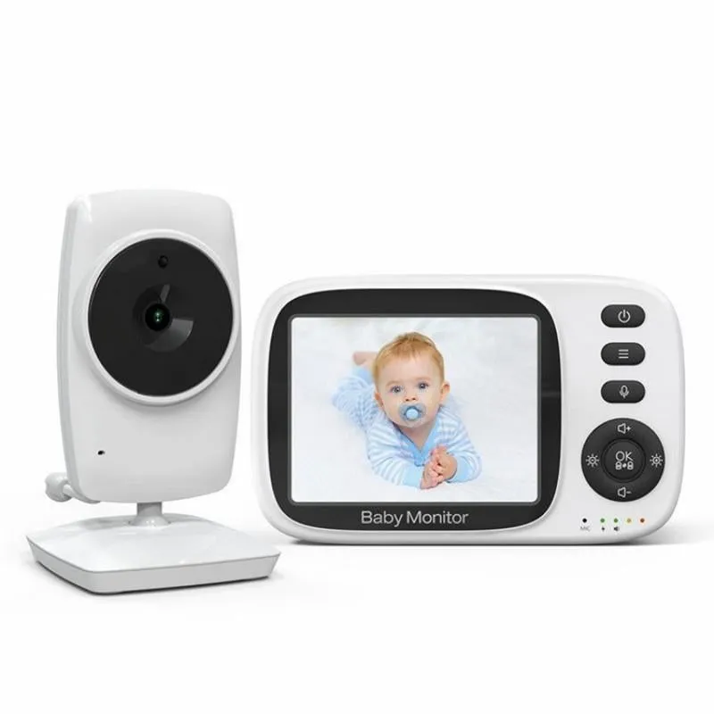 3.2 Baby Monitor with 2-Way Voice Temperature Monitoring & 3.2 Screen