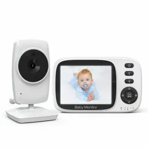 3.2 Baby Monitor with 2-Way Voice Temperature Monitoring & 3.2 Screen