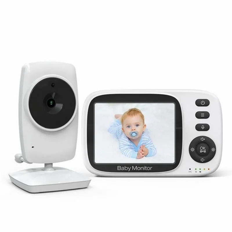 3.2 Baby Monitor with 2-Way Voice Temperature Monitoring & 3.2 Screen