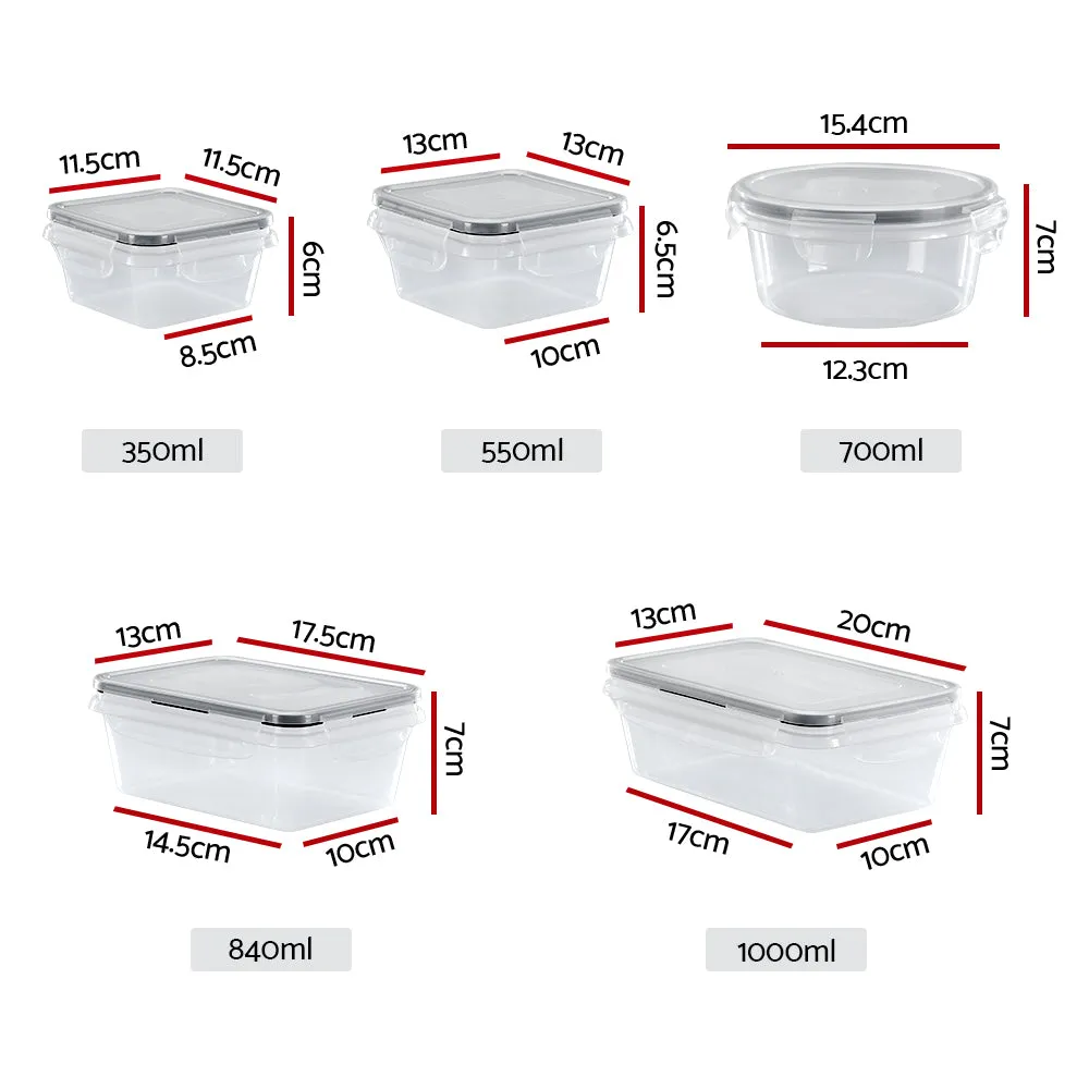 5-Star Chef Cereal Dispenser | Food Storage Container | 16PCS Set