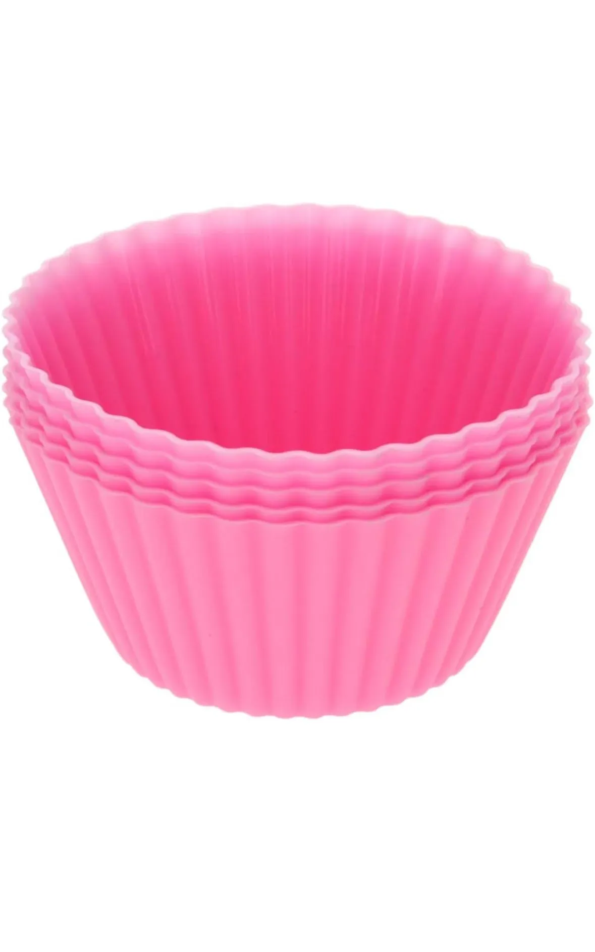 6pcs Silicone Lunch Box Divider, Muffin & Baking Cups
