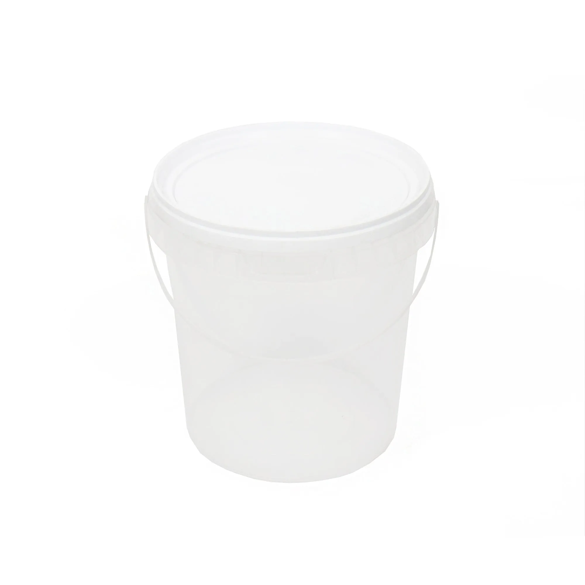 9L Plastic Bucket Tamper Proof Atchar Container Transparent