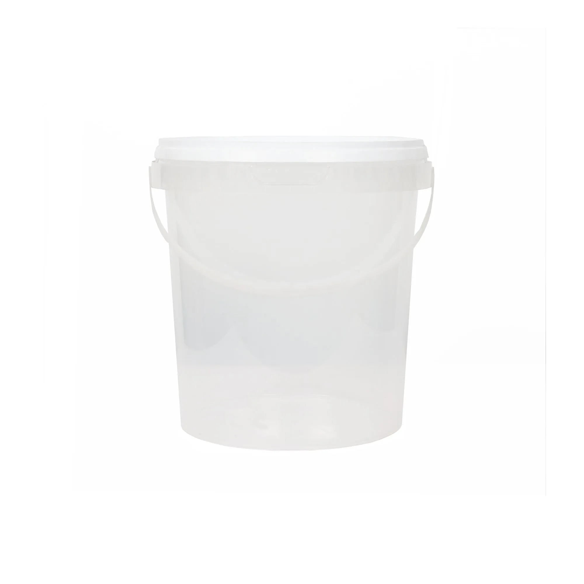 9L Plastic Bucket Tamper Proof Atchar Container Transparent