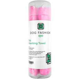 Absorption Towel Pink by Dog Fashion Spa