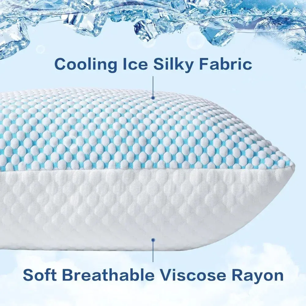 Adjustable Cooling Memory Foam Pillow