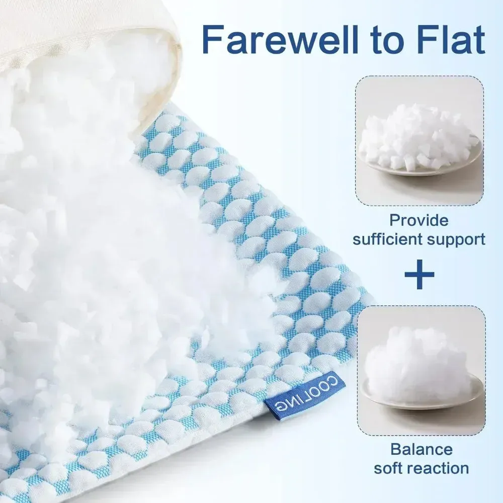 Adjustable Cooling Memory Foam Pillow
