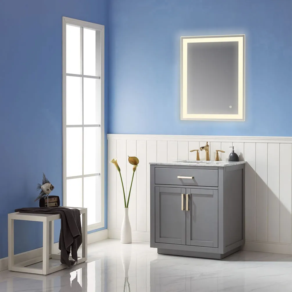 Altair Genova Framlesss 24" Anti-Fog Variable LED Bathroom Vanity Mirror