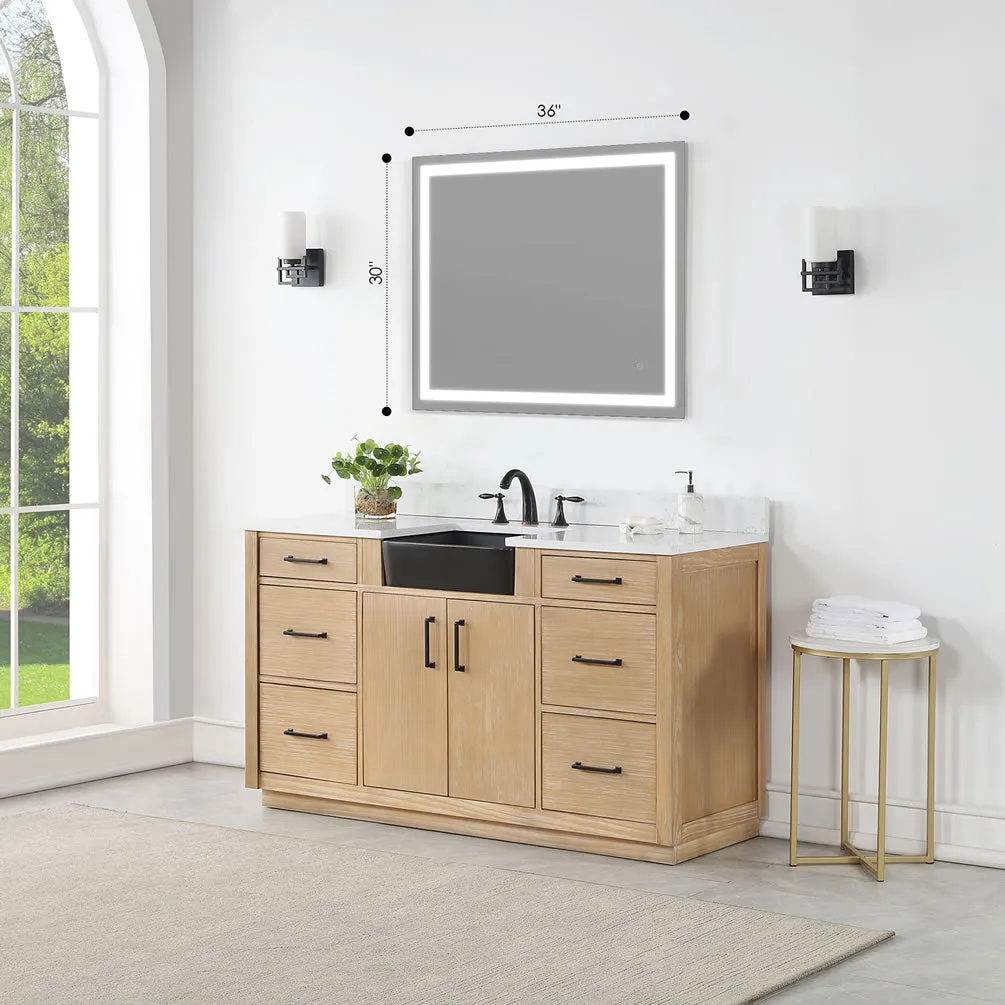 Altair Genova Framlesss 24" Anti-Fog Variable LED Bathroom Vanity Mirror