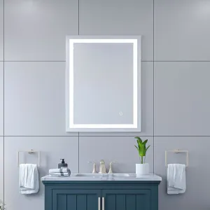 Altair Genova Framlesss 24" Anti-Fog Variable LED Bathroom Vanity Mirror