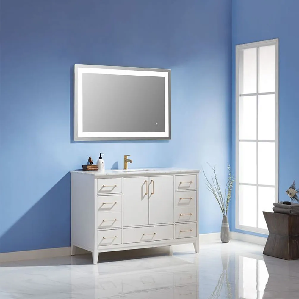 Altair Genova Framlesss 24" Anti-Fog Variable LED Bathroom Vanity Mirror