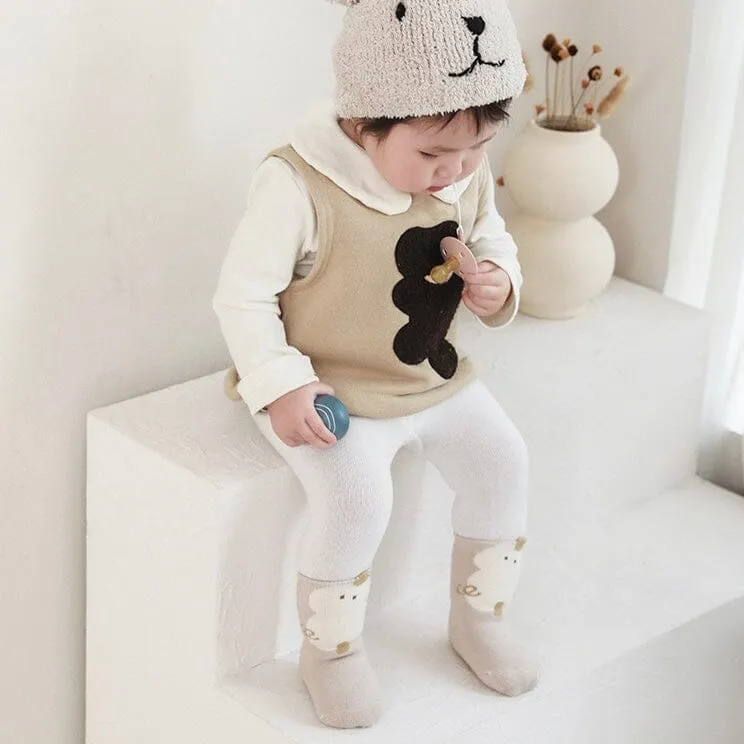 Animal Terry Non-Slip Socks [Set of 5]