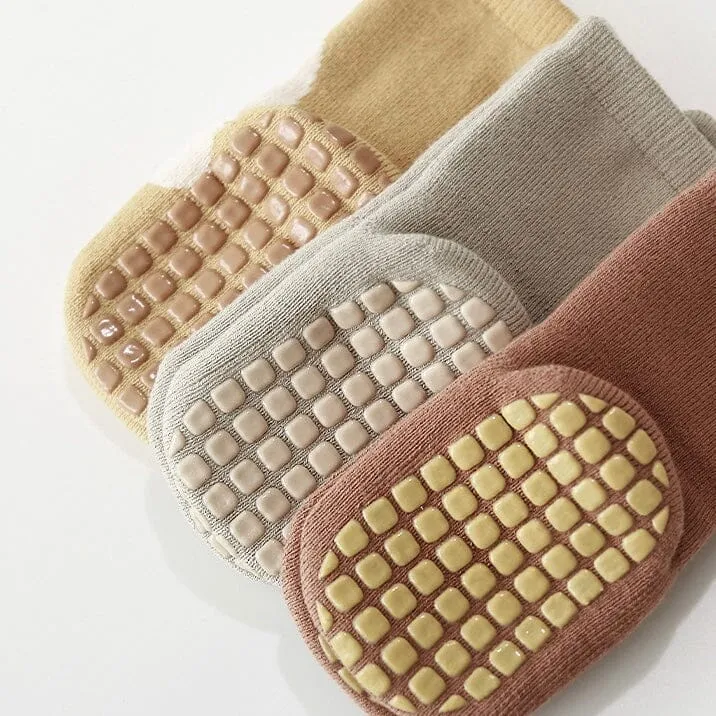 Animal Terry Non-Slip Socks [Set of 5]
