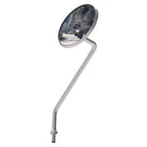Aprilia Habana Chrome Motorcycle Motorbike Rear View Mirror Glass Left Side 10mm OX569