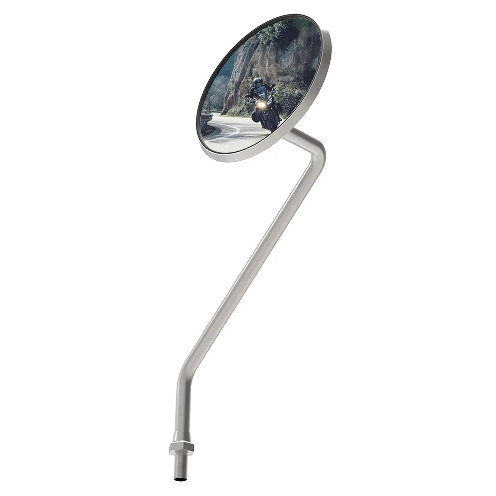 Aprilia Habana Chrome Motorcycle Motorbike Rear View Mirror Glass Left Side 10mm OX569