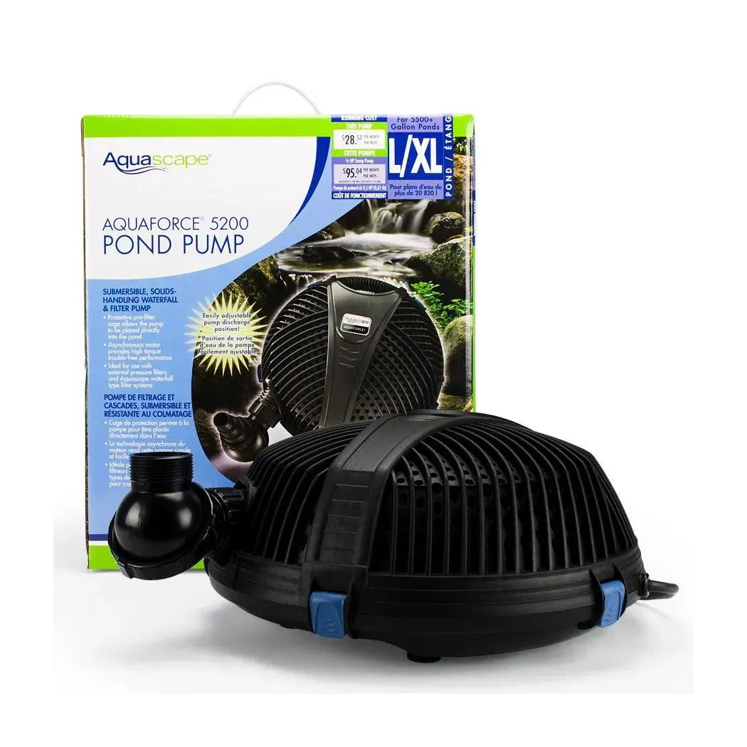AquaForce® 5200 Solids-Handling Pond Pump