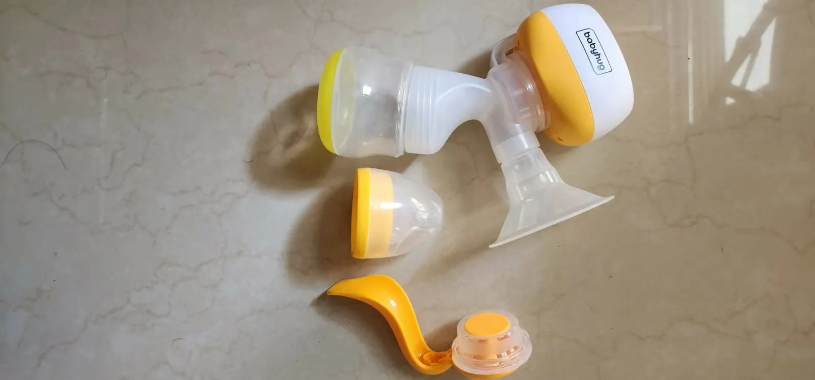 BABYHUG Portable 2 in 1 Electric & Manual Breast Pump