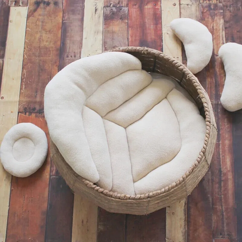 Babymoon | Set of 5 | Baby Magical Large Posing Pillows | Professional Posing Aid | White