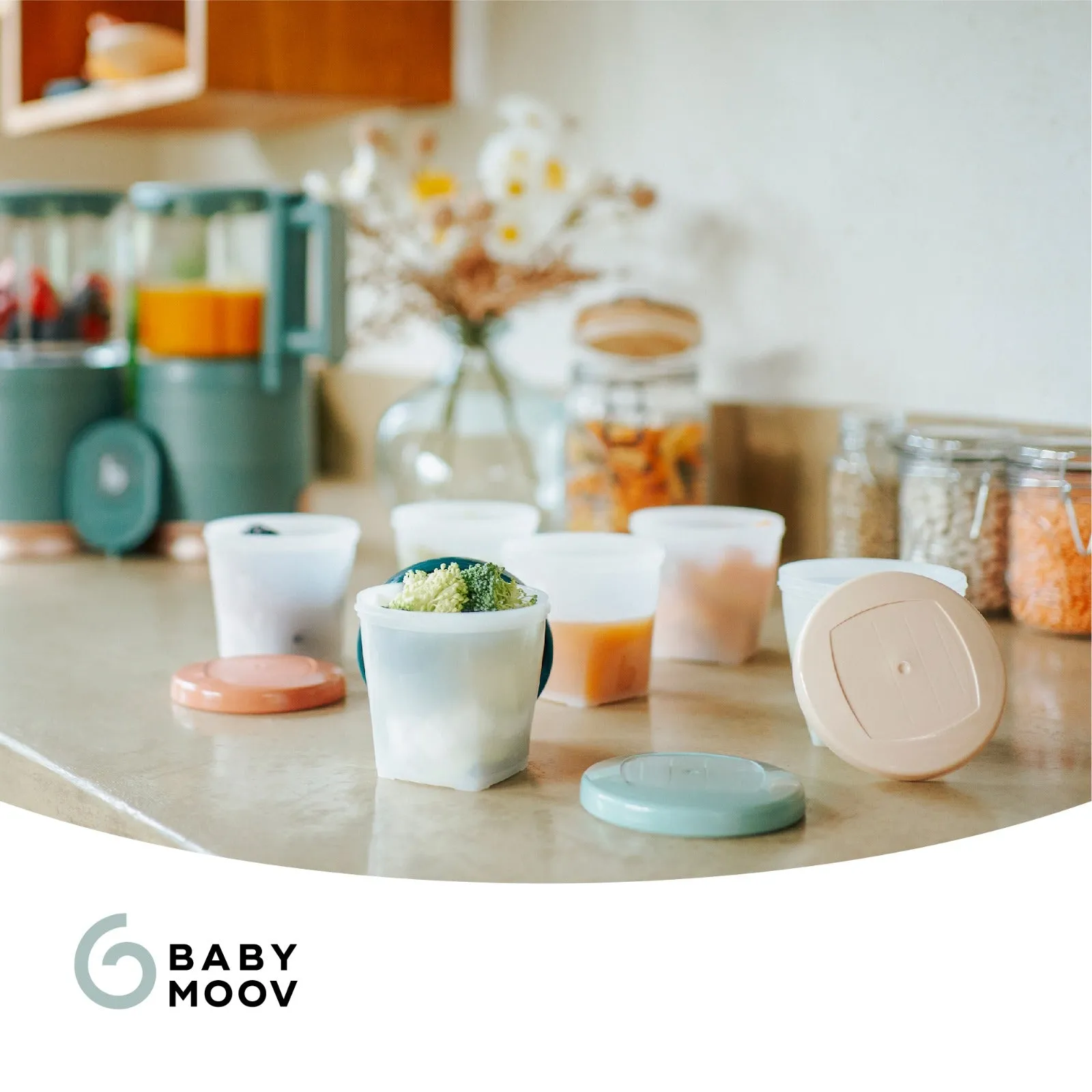 Babymoov Food Storage 6 Piece Baby Bowls 8.45oz