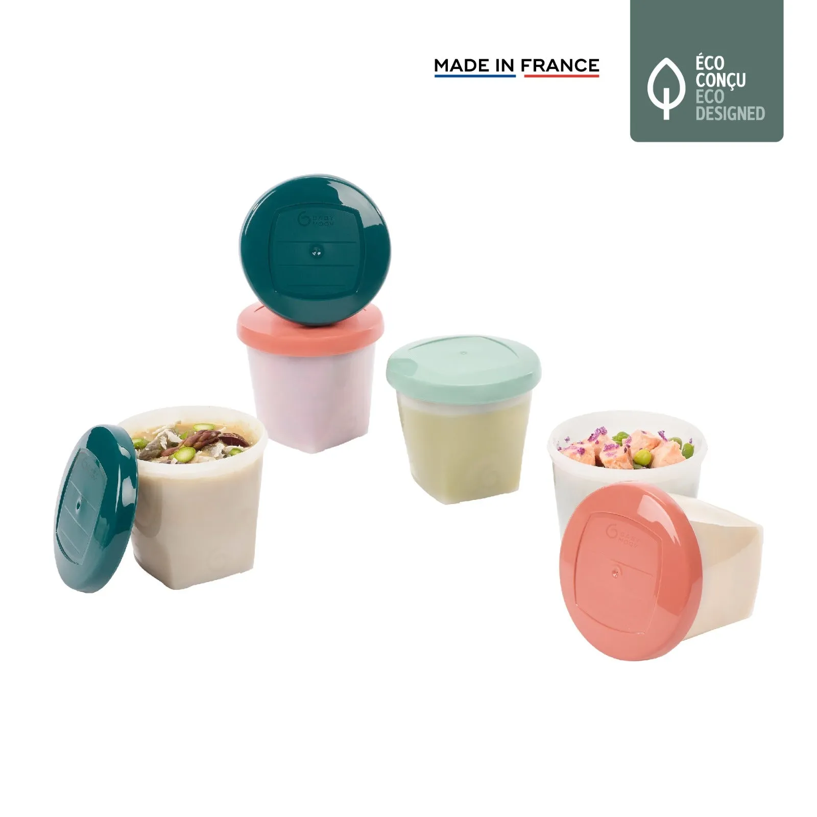 Babymoov Food Storage 6 Piece Baby Bowls 8.45oz