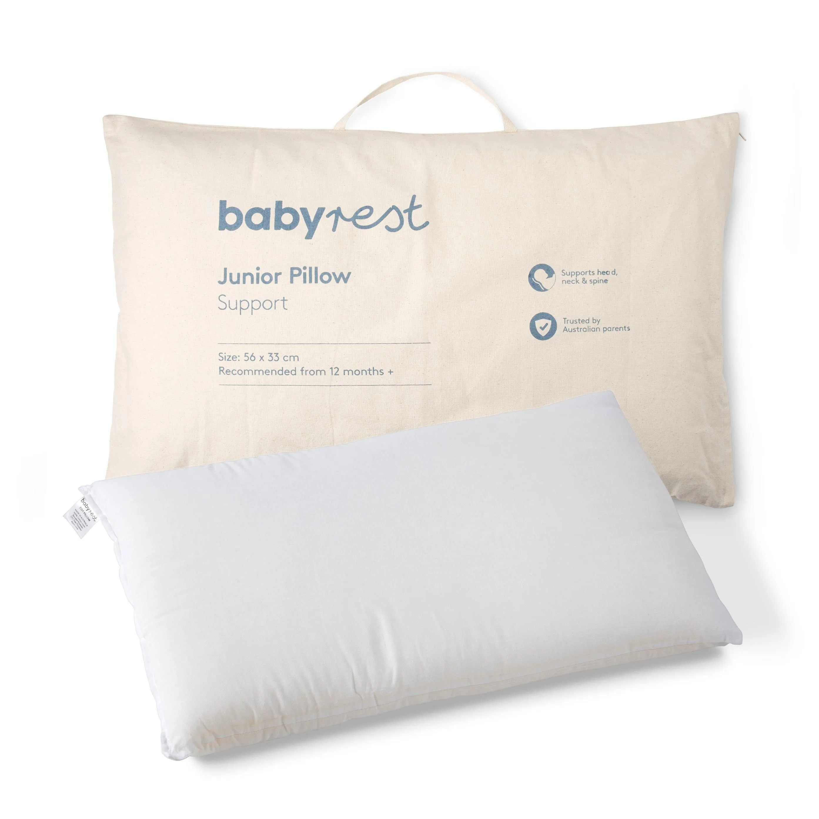 Babyrest Cot/Junior Pillow. Support Foam Core