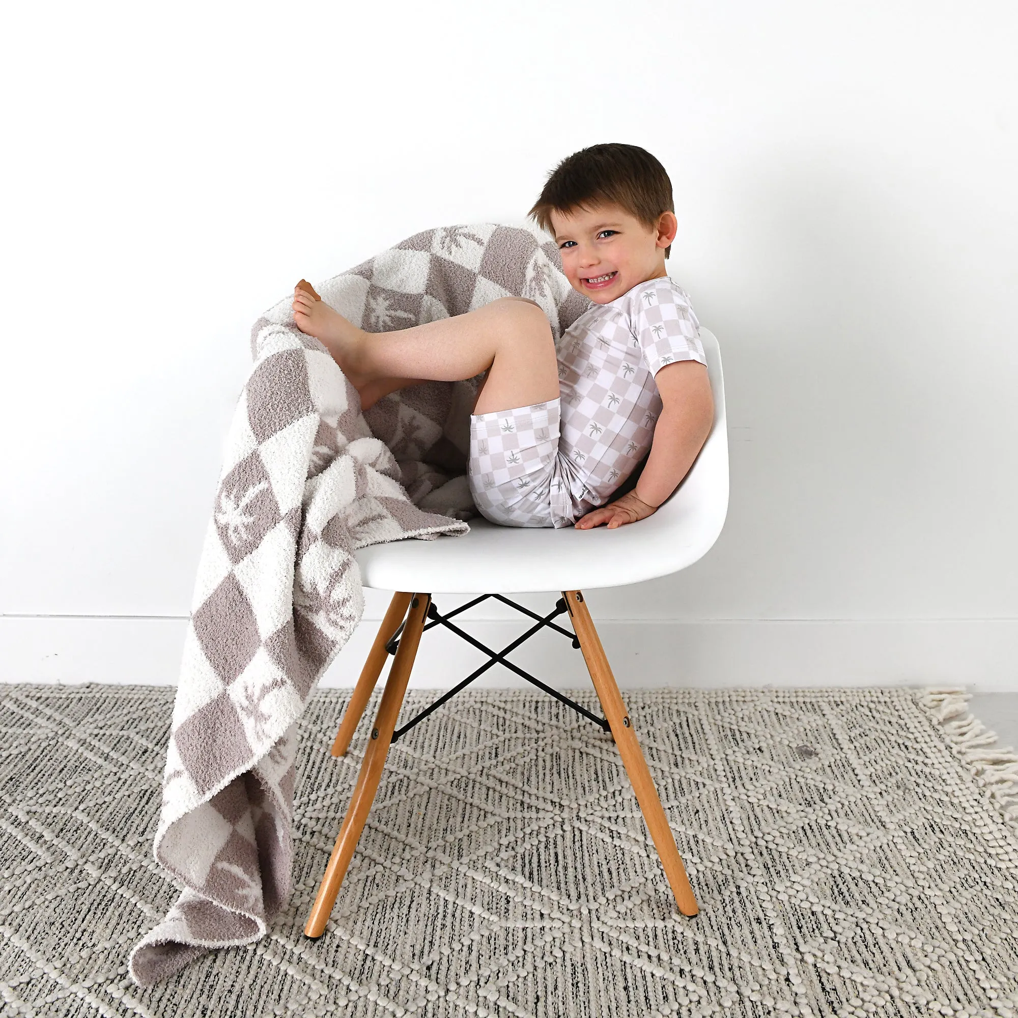 Beau Palm Tree PLUSH BLANKET