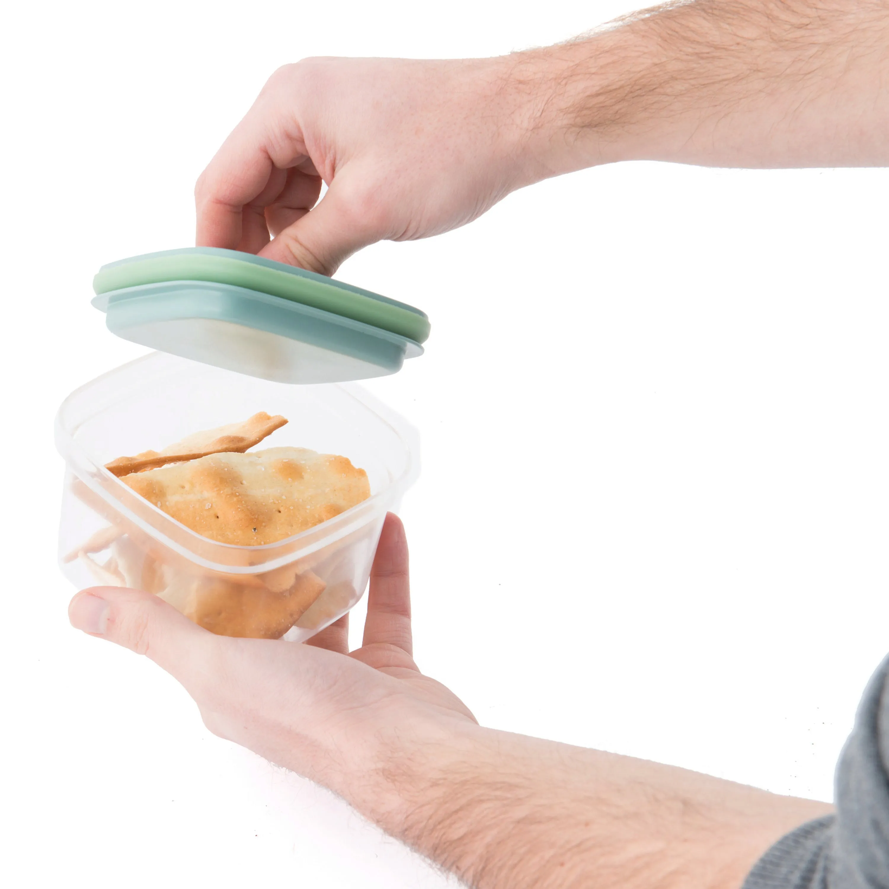 BergHOFF Leo 4Pc Smart Seal Food Container Set, Green