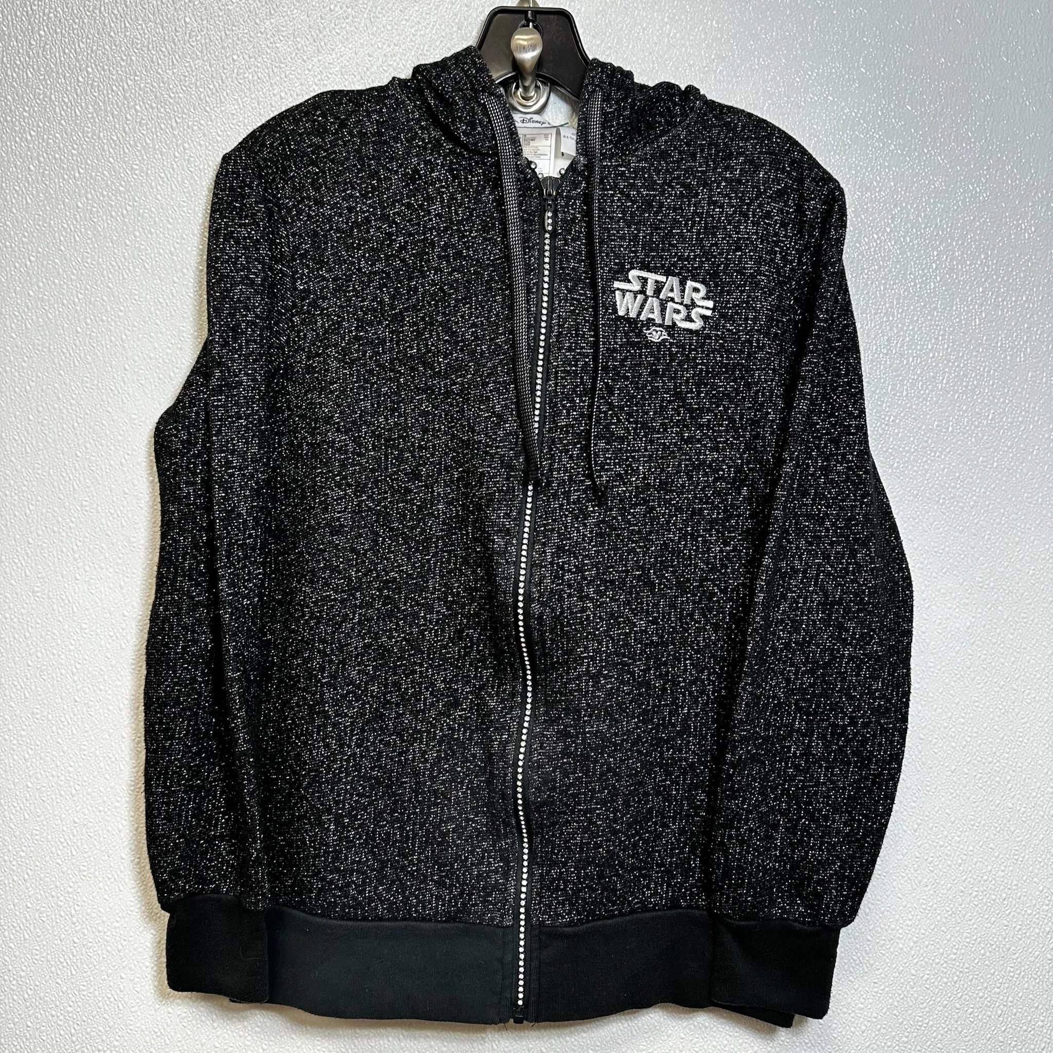 Black Star Wars Sweatshirt Hoodie Discreet Wear, Size M