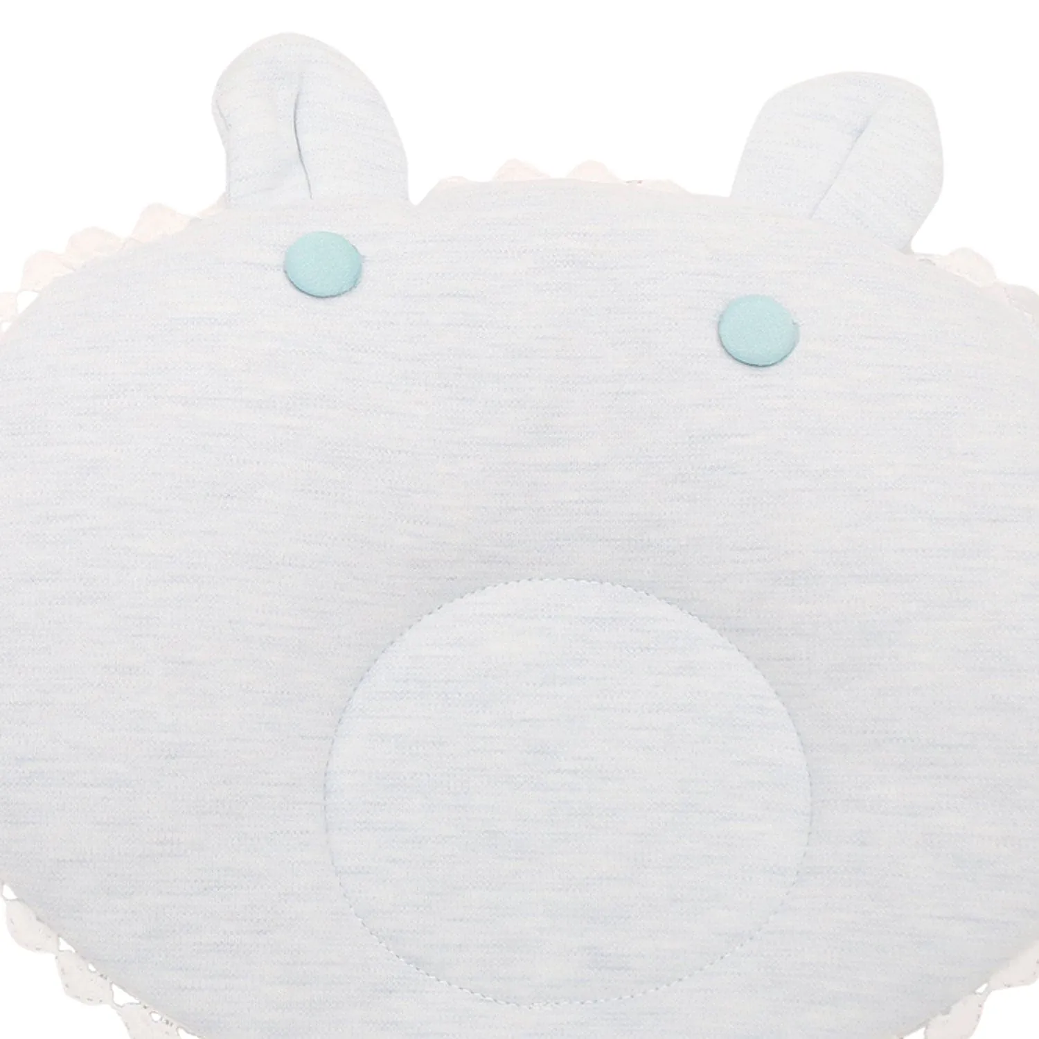 Blue Round Pillow Set