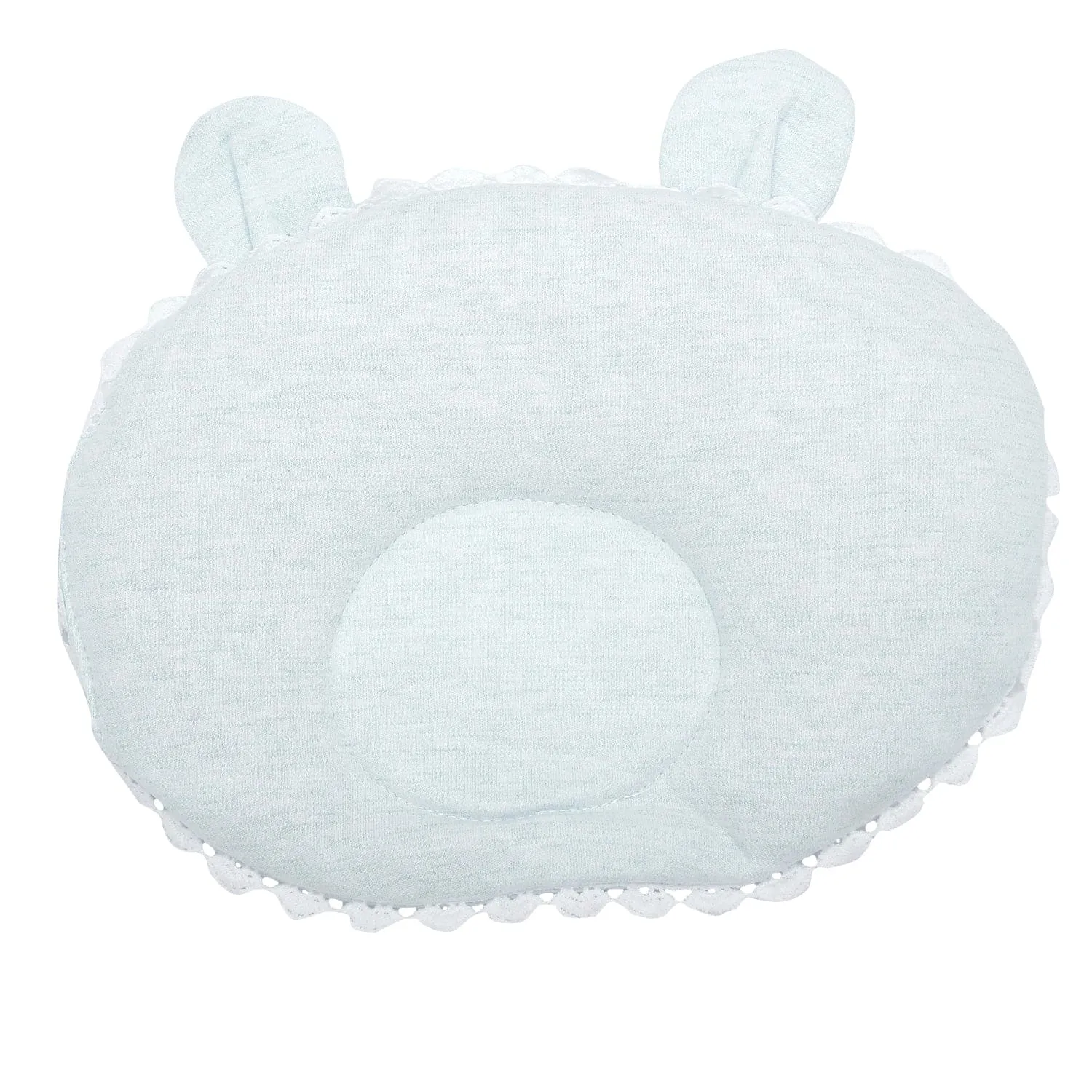 Blue Round Pillow Set