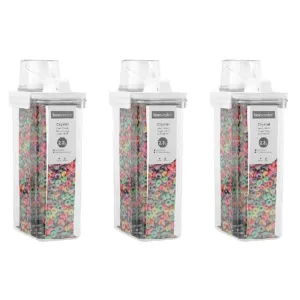 Boxsweden Crystal Clear Keep Fresh Dispensing Container With Measuring Cup - 2.3L