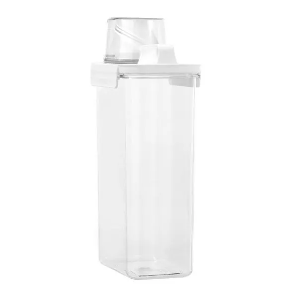 Boxsweden Crystal Clear Keep Fresh Dispensing Container With Measuring Cup - 2.3L