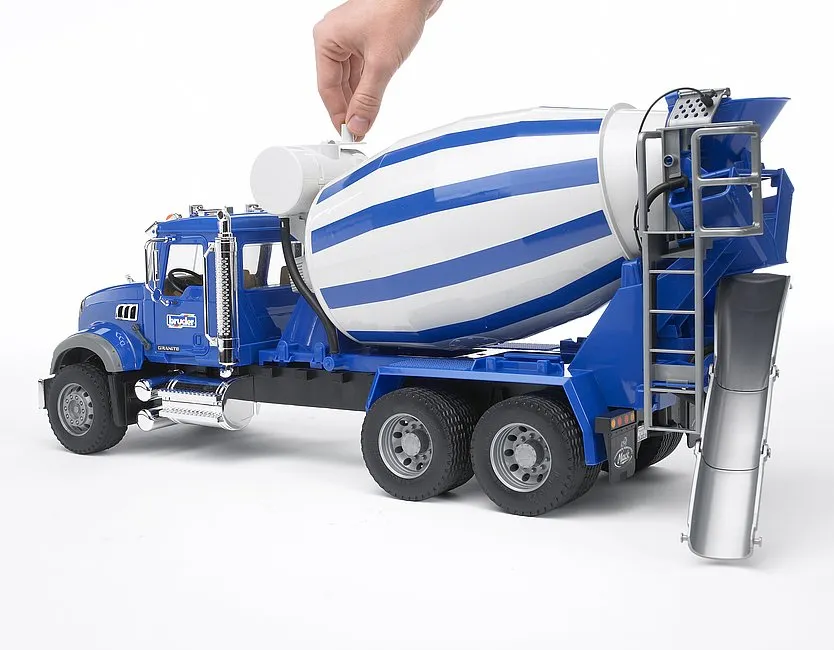 Bruder 02814 MACK Granite Cement mixer