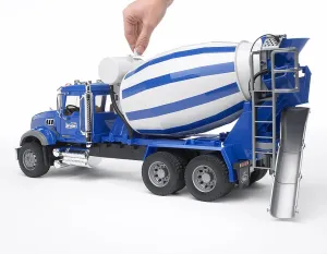 Bruder 02814 MACK Granite Cement mixer