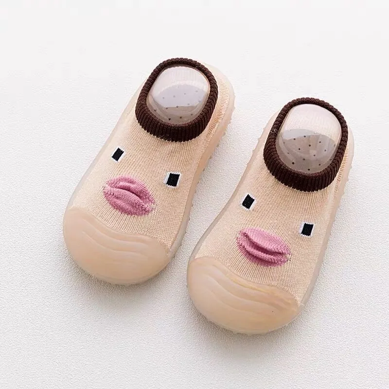 Candy Duck Non-Slip Baby Socks Booties