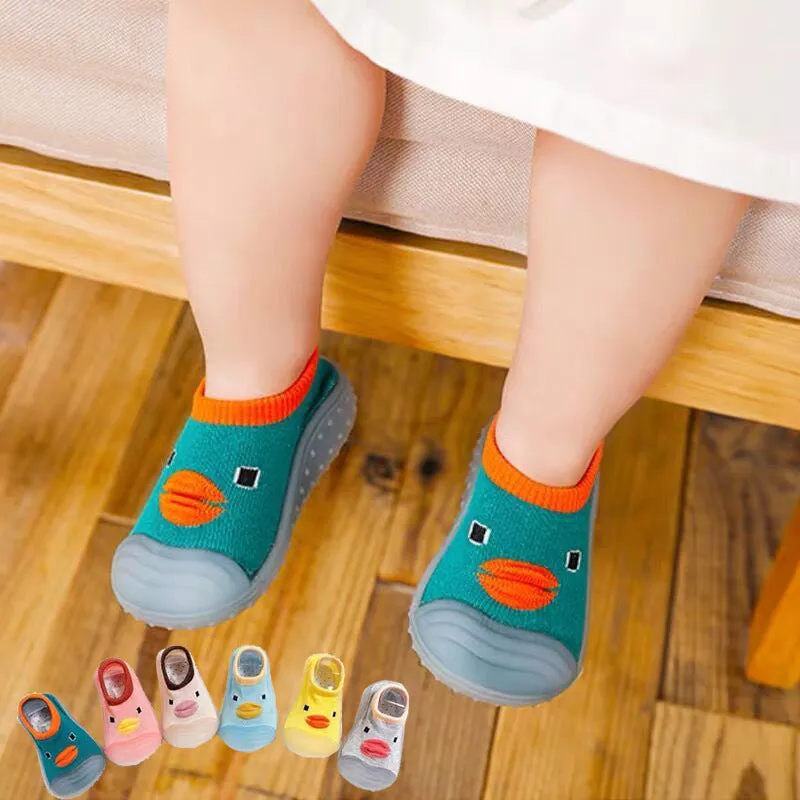 Candy Duck Non-Slip Baby Socks Booties