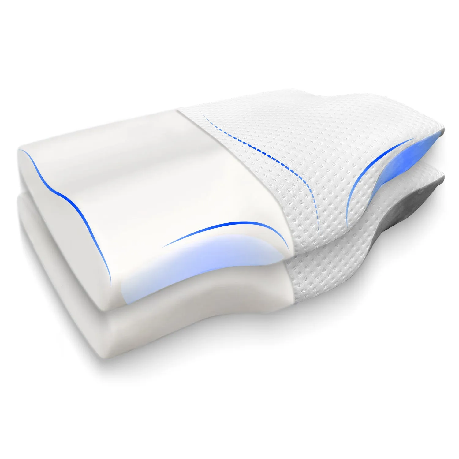 Cervical Pillow for Neck & Shoulder Pain - Orthopedic Pillow