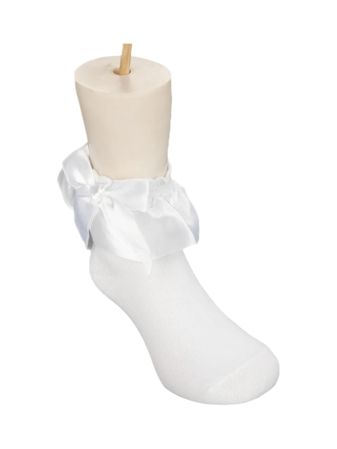 Charming Baby Bow-Knot Socks Set – Pink and White Combo